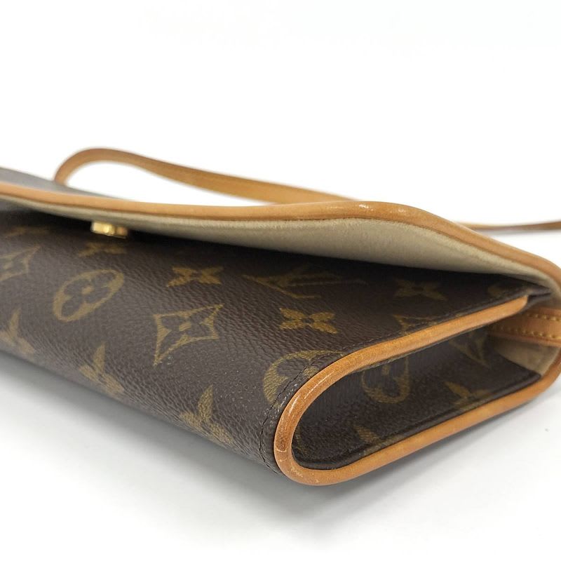 Louis Vuitton Pochette Twin GM Shoulder Bag Monogram Brown