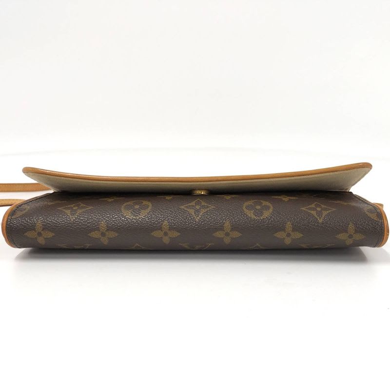 Louis Vuitton Pochette Twin GM Shoulder Bag Monogram Brown