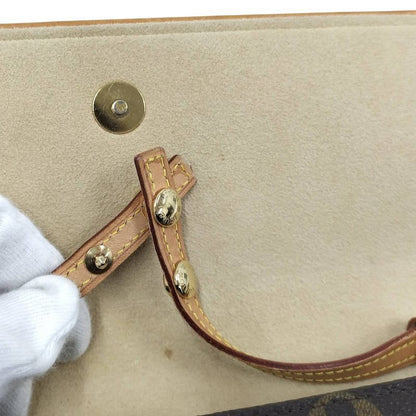 Louis Vuitton Pochette Twin GM Shoulder Bag Monogram Brown