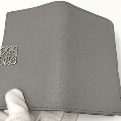 Loewe Business Card Holder Anagram Case Leather Gray C821 M97 X03