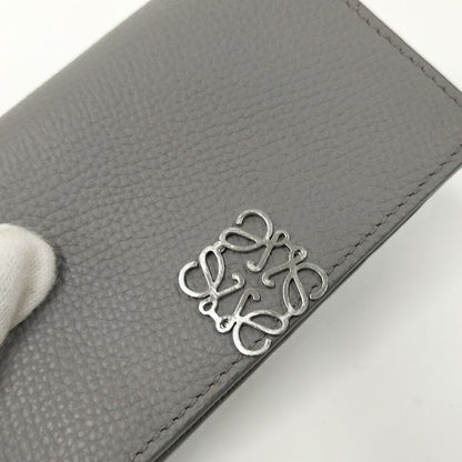 Loewe Business Card Holder Anagram Case Leather Gray C821 M97 X03