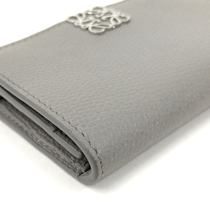 Loewe Business Card Holder Anagram Case Leather Gray C821 M97 X03