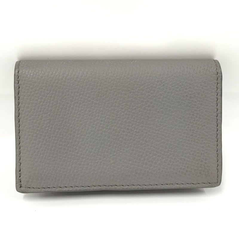 Loewe Business Card Holder Anagram Case Leather Gray C821 M97 X03