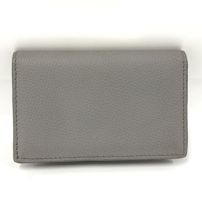 Loewe Business Card Holder Anagram Case Leather Gray C821 M97 X03