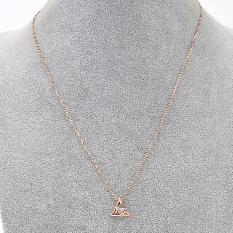 Louis Vuitton Necklace Pendentif Volt One PM 750 PG 18K Pink