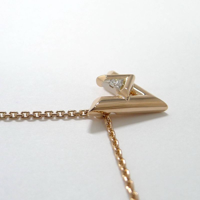 Louis Vuitton Necklace Pendentif Volt One PM 750 PG 18K Pink