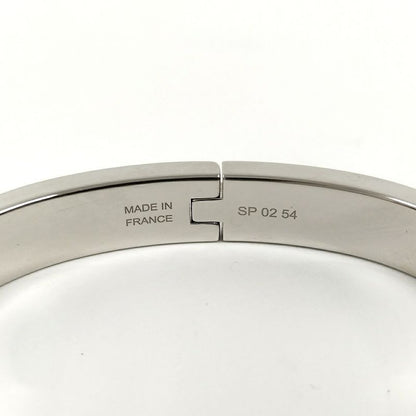 Hermes Mini Click Kelly Bangle Plated Silver