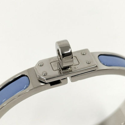 Hermes Mini Click Kelly Bangle Plated Silver