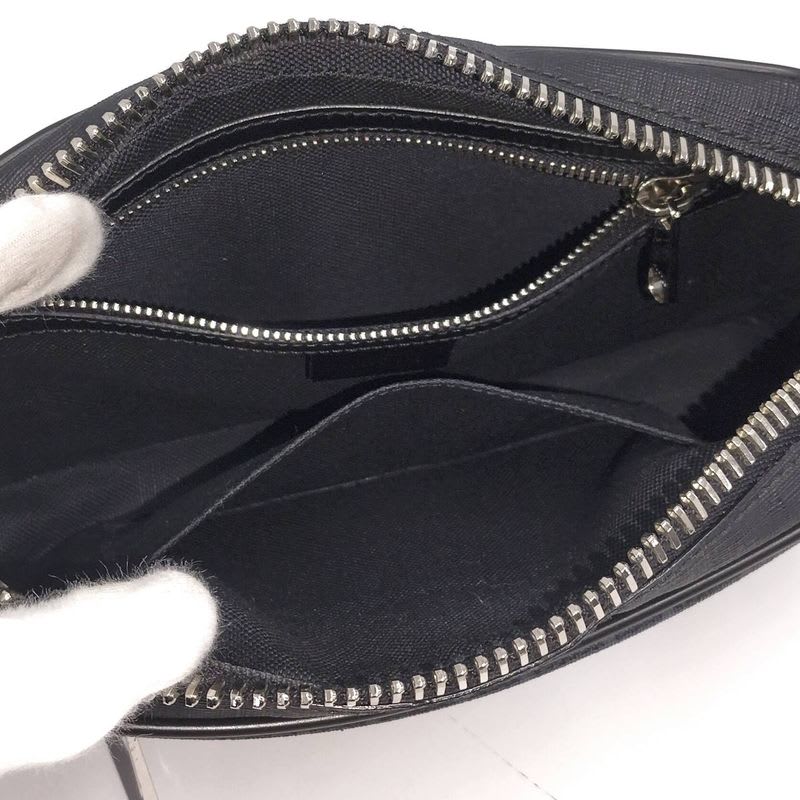 Gucci Body Bag GG Supreme Leather PVC Black