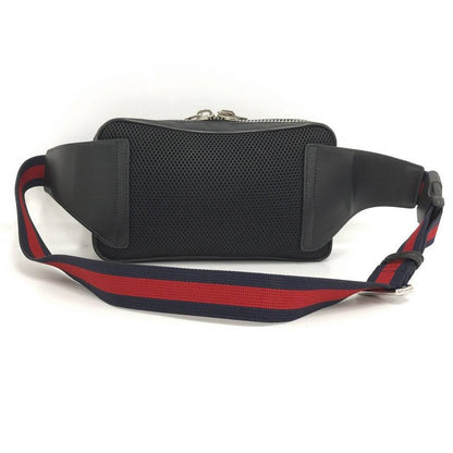 Gucci Body Bag GG Supreme Leather PVC Black