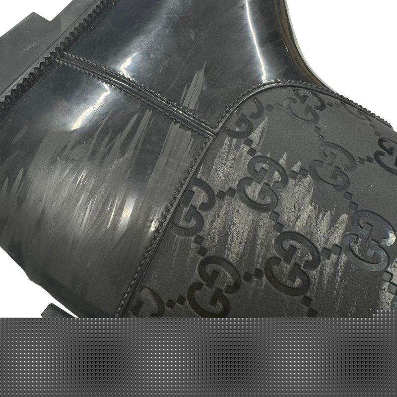 Gucci GG Signature Rain Boots Black 36