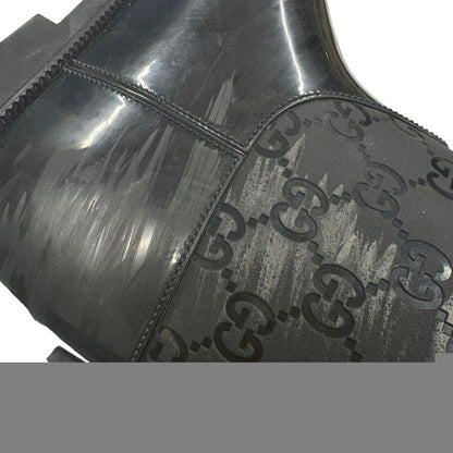Gucci GG Signature Rain Boots Black 36