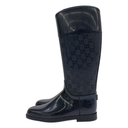 Gucci GG Signature Rain Boots Black 36