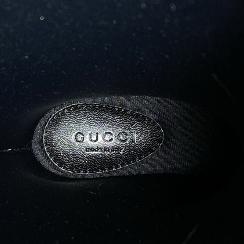Gucci GG Signature Rain Boots Black 36