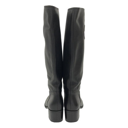 Gucci Interlocking Gleather Long Boots 246659 Black 36