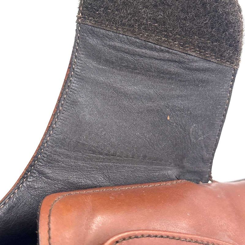 Prada Leather Loafer Shoes Brown -