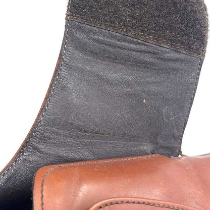Prada Leather Loafer Shoes Brown -