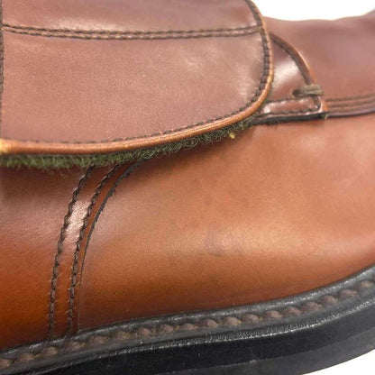 Prada Leather Loafer Shoes Brown -