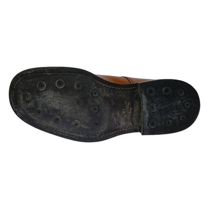 Prada Leather Loafer Shoes Brown -