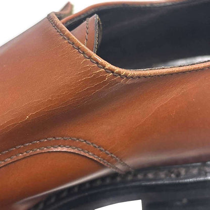 Prada Leather Loafer Shoes Brown -