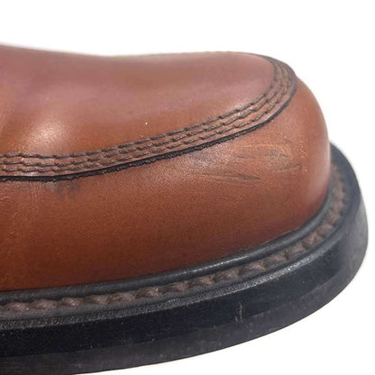 Prada Leather Loafer Shoes Brown -