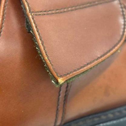 Prada Leather Loafer Shoes Brown -