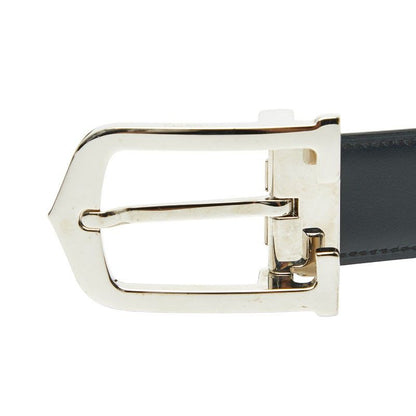 Cartier Black Leather Men's Belt