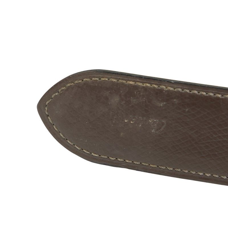 Cartier Black Leather Men's Belt