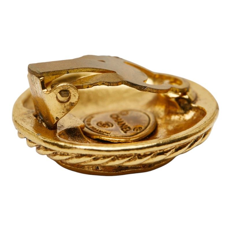 Chanel Vintage Coco Mark Gold Plated Ladies Chanel