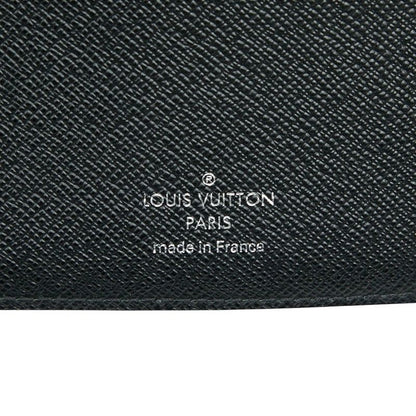 Louis Vuitton Epi Agenda MM R20042 Black Noir Black Leather Women's Louis
