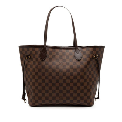 Louis Vuitton Damier Neverfull MM Shoulder Bag Tote Bag N51105 Brown PVC