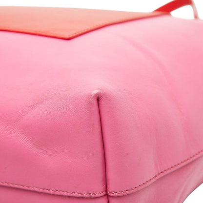 Balenciaga Pink Red Leather Women's