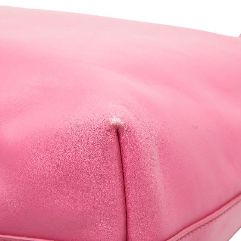 Balenciaga Pink Red Leather Women's