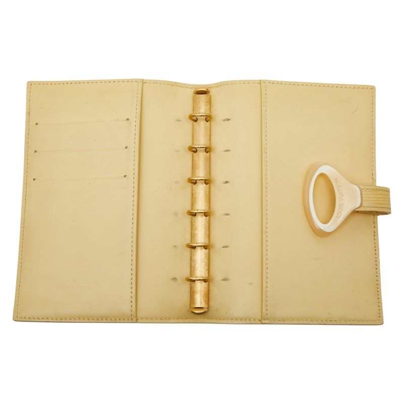 Louis Vuitton Epi Agenda PM R2009a Vanille Yellow Leather Women's Louis Vuitton
