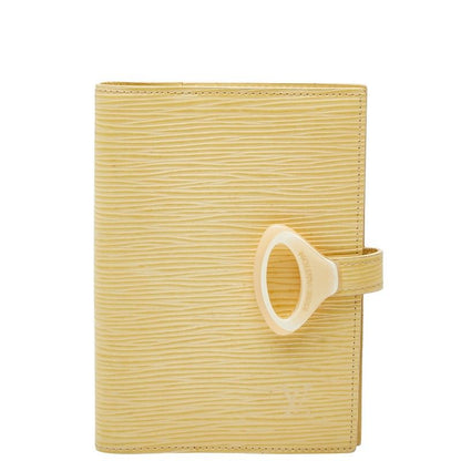 Louis Vuitton Epi Agenda PM R2009a Vanille Yellow Leather Women's Louis Vuitton