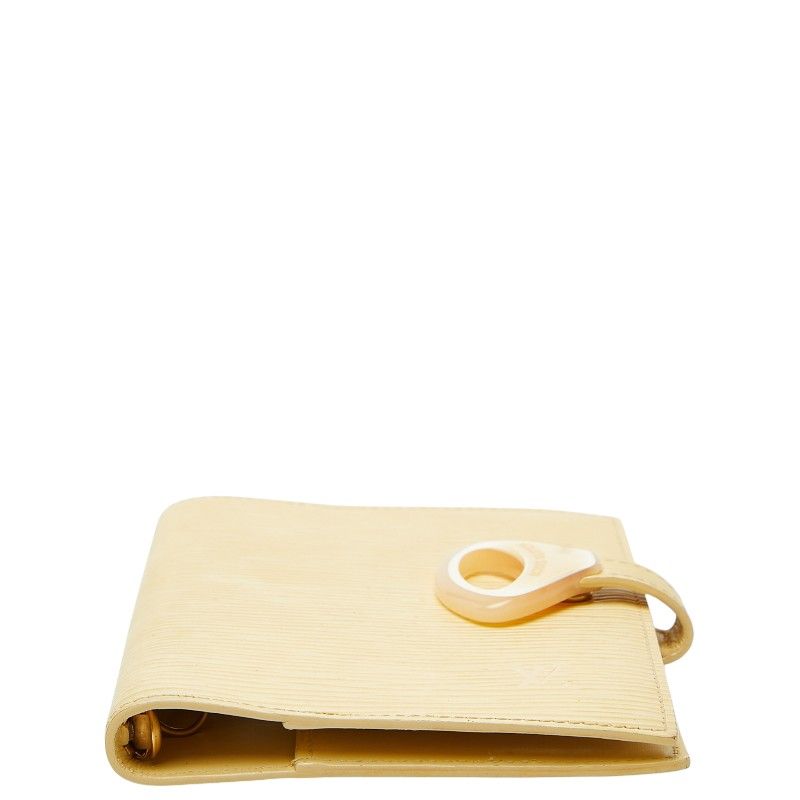 Louis Vuitton Epi Agenda PM R2009a Vanille Yellow Leather Women's Louis Vuitton