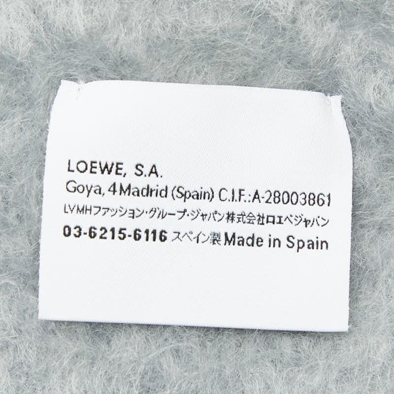 Loewe Anagram Gray Wool Nylon Mohair Women's