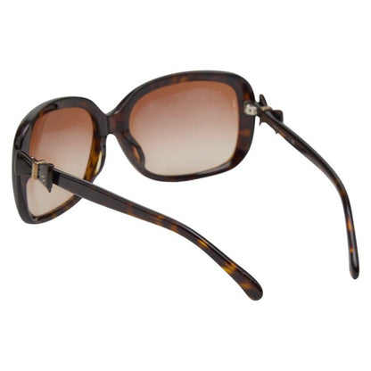 Chanel Cocomark Ribbon Sunglasses Gradient Lens 5171-a Brown Plastic Women's
