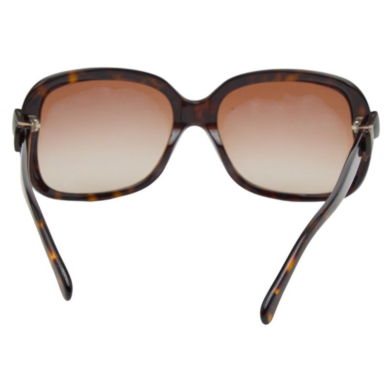 Chanel Cocomark Ribbon Sunglasses Gradient Lens 5171-a Brown Plastic Women's