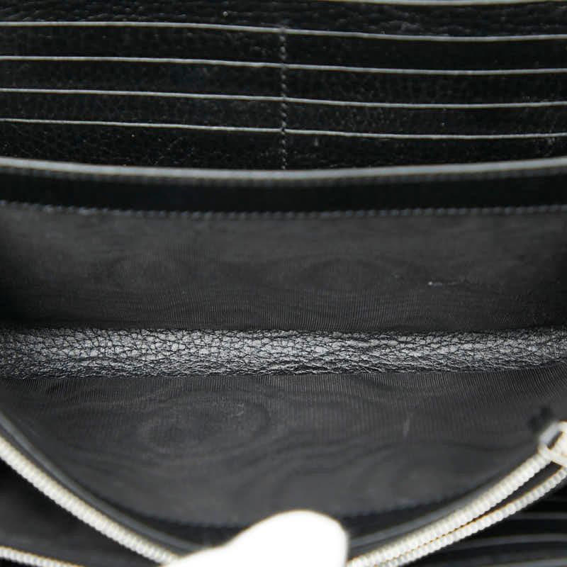Gucci Dionysus Crossbody Chain Shoulder Bag Wallet Black Leather Women's