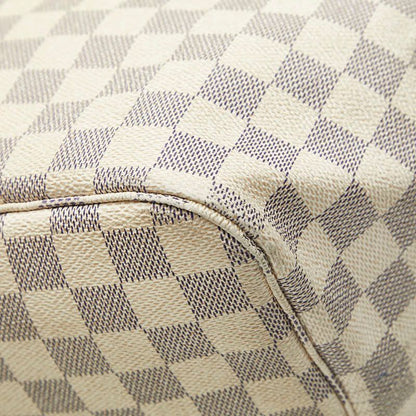 Louis Vuitton Damier Azure Neverfull GM One Shoulder Bag Tote Bag N51108 White