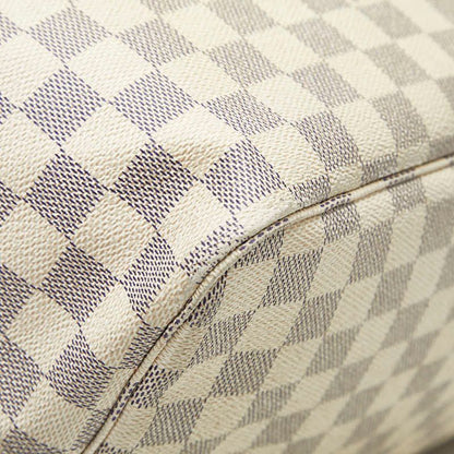 Louis Vuitton Damier Azure Neverfull GM One Shoulder Bag Tote Bag N51108 White