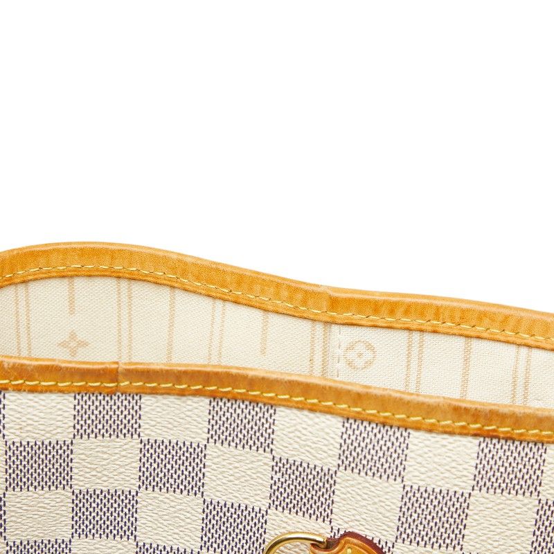 Louis Vuitton Damier Azure Neverfull GM One Shoulder Bag Tote Bag N51108 White