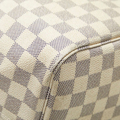 Louis Vuitton Damier Azure Neverfull GM One Shoulder Bag Tote Bag N51108 White