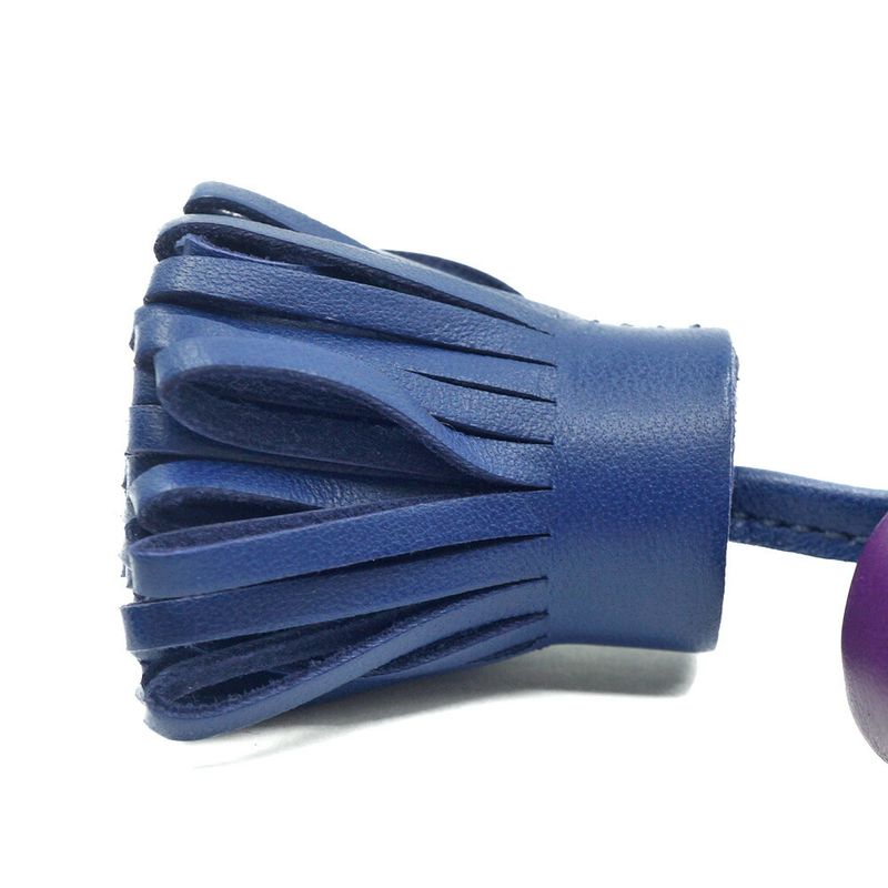 Hermes Ki-ring Bag Charm Carmen Udonos Blue Purple Silver-hardware
