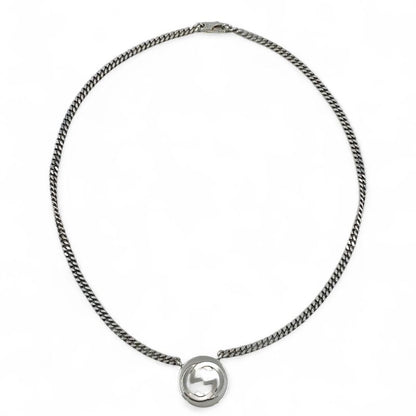 Gucci Interlocking Sv925 Silver Necklace