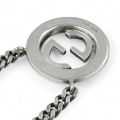 Gucci Interlocking Sv925 Silver Necklace
