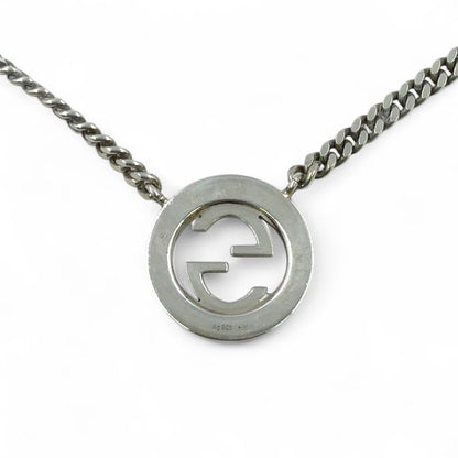 Gucci Interlocking Sv925 Silver Necklace