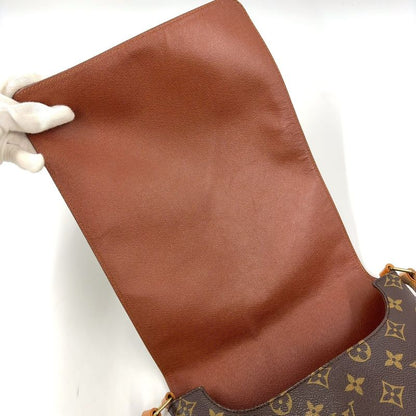 Louis Vuitton Musette Monogram Leather × PVC Brown Shoulder Bag Gold M51256