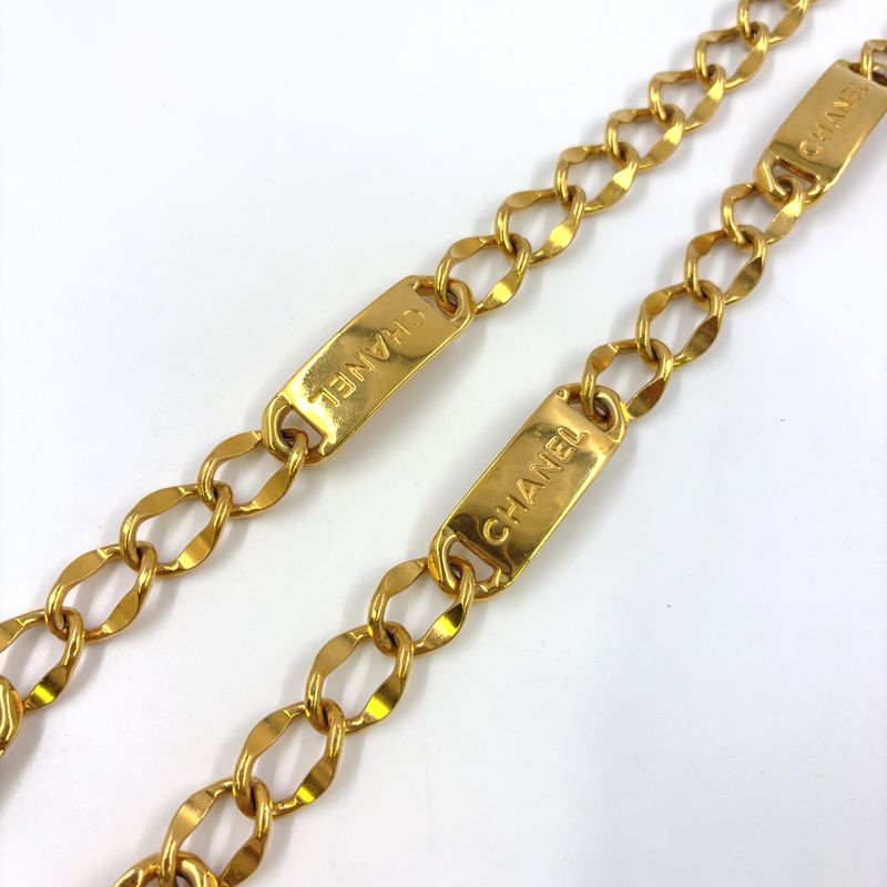 Chanel Medallion Chain GP Gold Belt